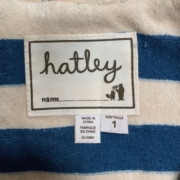 Hatley Whale Raincoat Kids Size 1 - Picture 3 of 9